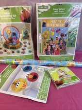 Pacote de decorações de festa de aniversário Sesame Street - 5 itens comprar usado  Enviando para Brazil