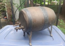 Barril antigo de cobre espíritos com torneira e suporte 1890 Holanda  comprar usado  Enviando para Brazil