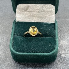 9ct gold citrine for sale  MARLBOROUGH