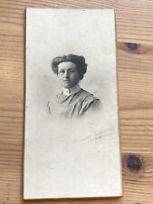 Foto de cartão de armário fino eduardiano mulher em óculos - escadas largas 14x7cm comprar usado  Enviando para Brazil