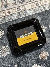 Charuto vintage cinza branco Cohiba La Habana cinzeiro Cuba preto e amarelo, usado comprar usado  Enviando para Brazil