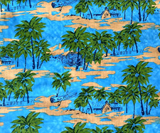 Vintage tropical fabric for sale  Lagrange