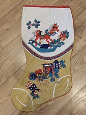 Vintage printed christmas for sale  TAMWORTH