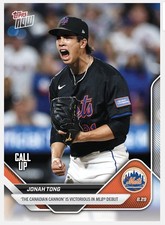Używany, 2025 Topps NOW Jonah Tong Call-Up 628 Card # 601 New York Mets MLB PRESALE na sprzedaż  Wysyłka do Poland