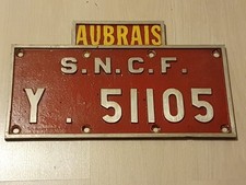 Superbe plaque sncf d'occasion  Lizy-sur-Ourcq