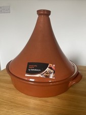 Sainsbury terracotta tagine for sale  COLCHESTER
