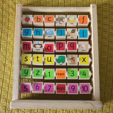 Wooden abc alphabet for sale  HILLSBOROUGH