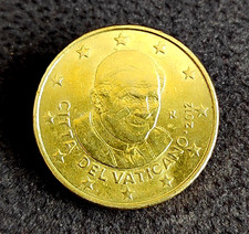 Moneta vaticano eurocent usato  Verduno