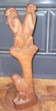 Hand carved three for sale  BRIDGEND