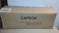 Captok 2000W inversor de onda senoidal pura DC 12V AC 120V, LCD, controle remoto, 4 tomadas CA comprar usado  Enviando para Brazil