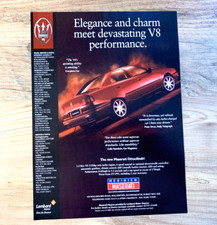 Maserati quattroporte frameabl for sale  PRESTON