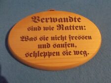 Holzbrettchen spruch wandbild gebraucht kaufen  Geldern