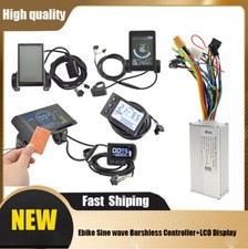 Controlador Ebike 36V-60V onda senoidal sem escova 500W 23A com medidor de exibição LCD AUA comprar usado  Enviando para Brazil