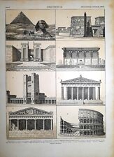 Stampa antica architettura usato  Lecco