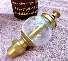 THE DREW No. Lubrificador 2 GLOBE GLASS OILER para MOTOR A VAPOR A GÁS ANTIGO LATÃO 1881, usado comprar usado  Enviando para Brazil