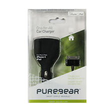 Carregador de carro OEM PURE GEAR para Apple iPhone 4 4S iPad preto saída 10W autêntico comprar usado  Enviando para Brazil