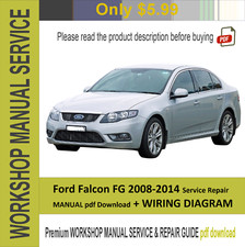Ford Falcon FG 2008-2014 Serviço de Reparo MANUAL pdf Download + DIAGRAMA DE FIAÇÃO comprar usado  Enviando para Brazil