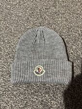 Grey moncler beanie for sale  STOCKBRIDGE