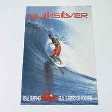 Vintage Quiksilver Anos 90 Cartaz Impressão Anúncio Raro Vintage Surf Surf Surf Surfwear Anúncio comprar usado  Enviando para Brazil