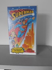Superman children vhs for sale  BROMSGROVE