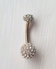 9ct gold belly bar for sale 9ct gold belly bar for sale WIRRAL