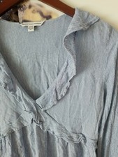 Blusa listrada AMERICAN EAGLE OUTFITTERS gola V sino alargamento manga longa tamanho M comprar usado  Enviando para Brazil