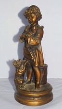 Statuetta - Scultura, Le carezze in famiglia - 33 cm - Terracotta, Gesso comprar usado  Enviando para Brazil