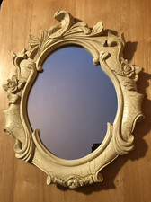 Espelho oval vintage estilo pergaminho resina parede/mesa creme envelhecido 10" x 13" comprar usado Espelho oval vintage estilo pergaminho resina parede/mesa creme envelhecido 10" x 13" comprar usado  Enviando para Brazil