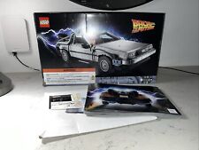 Máquina del Tiempo DeLorean Completa con Caja Lego 10300 Juego Regreso al Futuro segunda mano  Embacar hacia Argentina