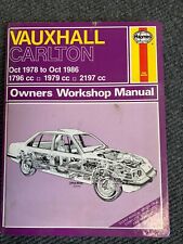 Haynes vauxhall carlton for sale  CREWKERNE
