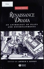 Renaissance drama anthology gebraucht kaufen  Delitzsch