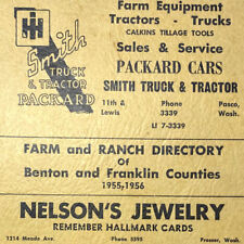 Diretório telefônico rural vintage 1955-1956 Benton Franklin Counties Farm Ranch comprar usado  Enviando para Brazil