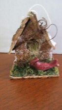 Wood birdhouse red for sale  Olympia