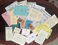 Masonic ephemera bundle for sale  CAMBRIDGE
