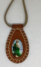 Usado, Colar escapulário de couro marrom St Jude Escapulio Cafe Piel colar San Judas comprar usado Usado, Colar escapulário de couro marrom St Jude Escapulio Cafe Piel colar San Judas comprar usado  Enviando para Brazil