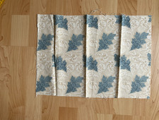 26x38cm blue cream for sale  POOLE