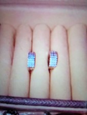 Sliver hoops earing for sale  HARTLEPOOL