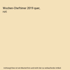 Wochen cheftimer 2019 gebraucht kaufen  Trebbin