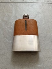 Vintage leather glass for sale  LEEDS