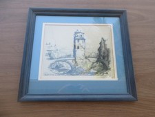 Professionally framed etching for sale  San Clemente