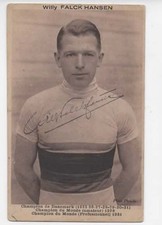Cyclisme autographe willy d'occasion  France