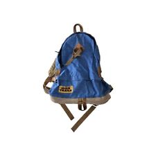 Usado, Mochila High Trails Japão Vintage Azul Bronzeado Lona Acampamento Caminhadas comprar usado  Enviando para Brazil