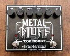 Pedal de distorção Electro-Harmonix Metal Muff com Top Boost fabricado nos EUA comprar usado  Enviando para Brazil