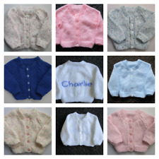 Personalised baby cardigan for sale  HORSHAM