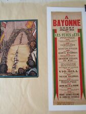 Affiche fêtes bayonne d'occasion  Millas