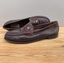 Mocassim masculino vintage Pierre Cardin Paris couro borgonha UE44/Reino Unido 10 comprar usado  Enviando para Brazil