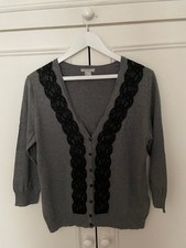 Ladies grey cardigan for sale  LONDON