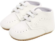 Sapatos de berço infantil menino ao ar livre lona borracha e sola macia casamento 12m-18m comprar usado  Enviando para Brazil