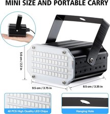 Mini strobe lights for sale  ASHFORD