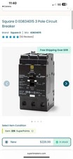 Square edb34015 pole for sale  Fresno